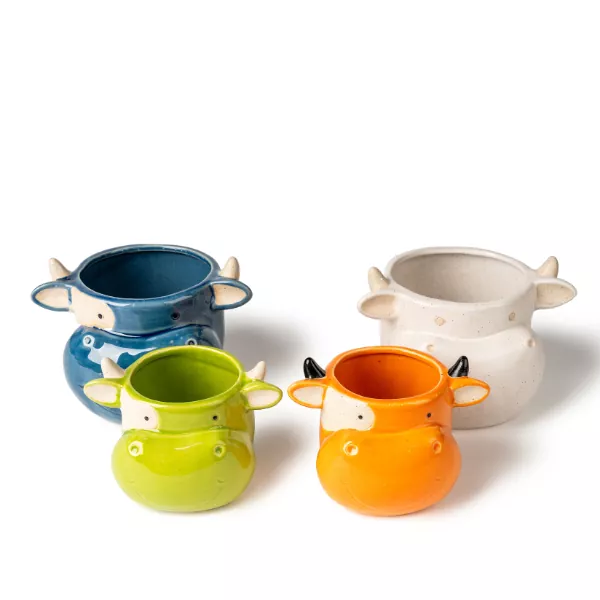 حامل شمعة السيراميك الحيوان