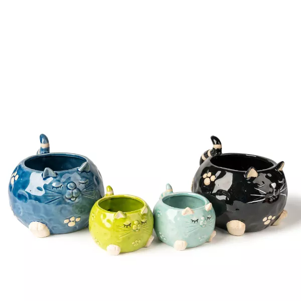 حامل شمعة السيراميك الحيوان