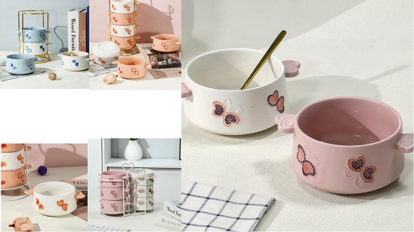 سلسلة أطباق السيراميك 