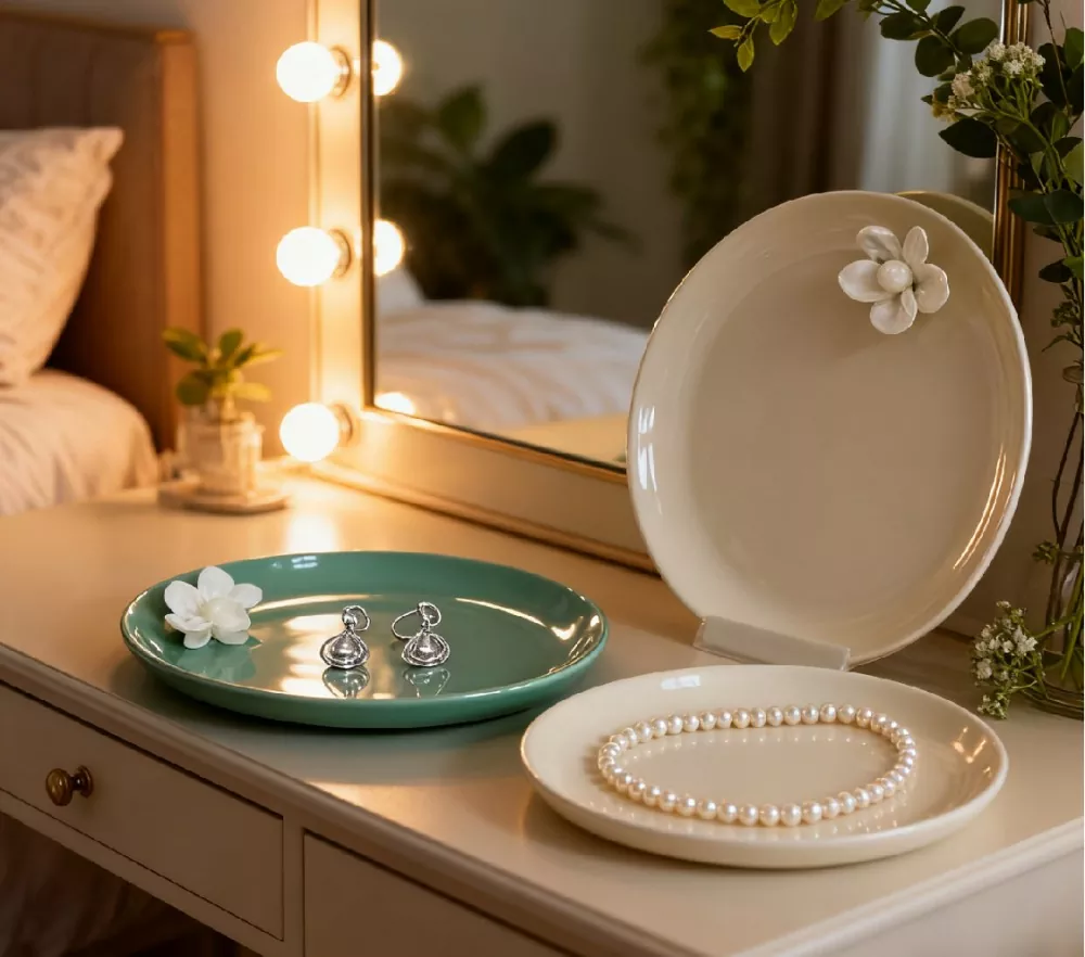 طبق مجوهرات إنستا سيراميك بسيط