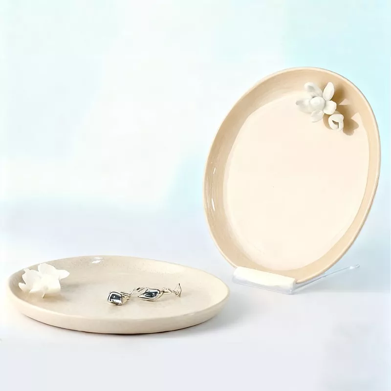 طبق مجوهرات إنستا سيراميك بسيط