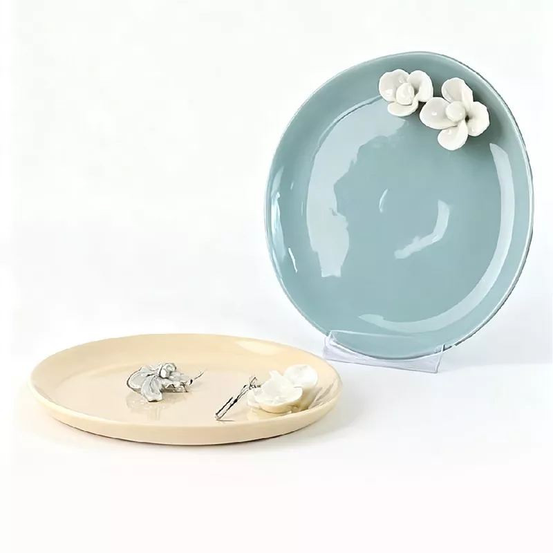 طبق مجوهرات إنستا سيراميك بسيط