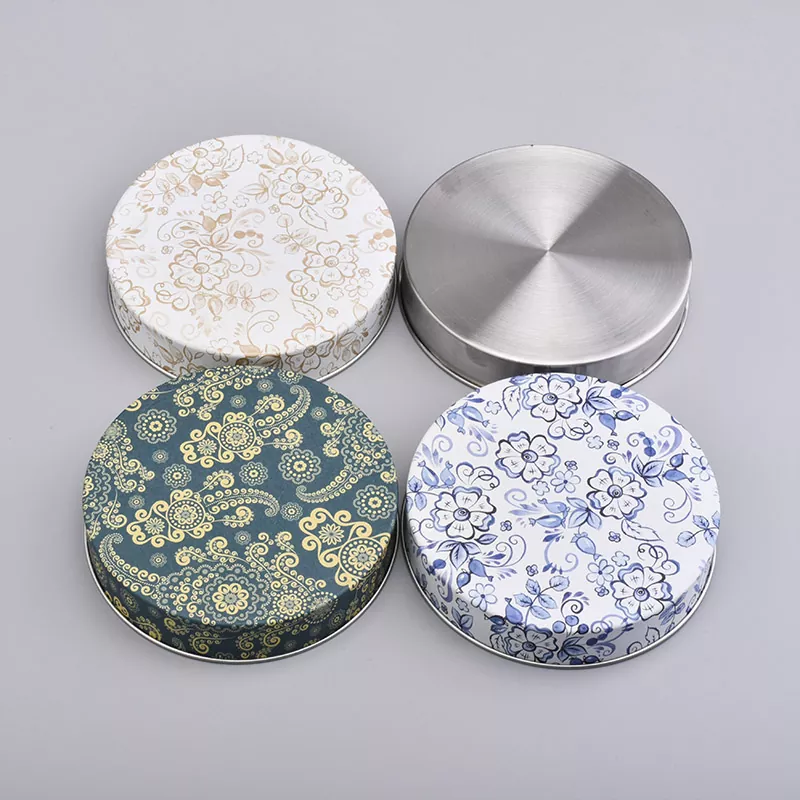 طباعة مخصصة قصدير شمعة جرة